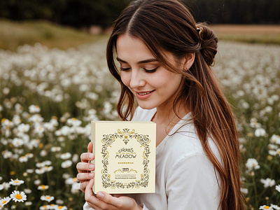 Tea Branding - Herbs of the Meadow artisan bohemian box brand identity branding chamomile drink field flowers graphic design handmade herbs illustration packaging tea