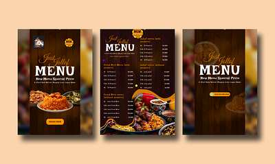 Restaurant Food Menu Design graphic design