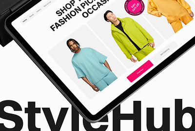 Clothing E-commerce Website UI/UX Design clothing landing page clothing ui clothing web ui clothing website clothing website design design e commerce website figma design figma template figma website landing page design prototype stylehub template ui uiux ux ux research website design website template