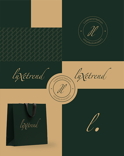 Luxetrend - Branding brand design branding design fashion graphic design logo typography user interface vector