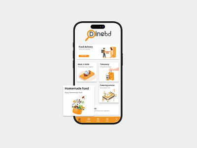 Food App BD UI Animation for Dribbble 2d 3d animation animator app animation brand branding corporate explainer videos food app animated ads food app ui graphic design minimal design motion graphics sleek typography ui ui animation uiux video editing