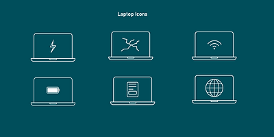 Modern Laptop Icons device icons deviceicons laptop battery icon laptop charging icon laptop document icon laptop icon laptop icons laptop internet icon laptop wifi icon