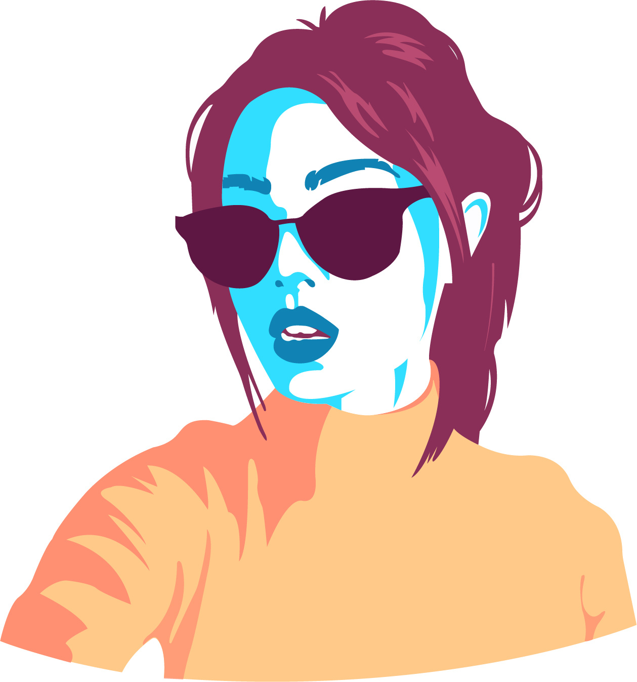 Example of Vector Girl