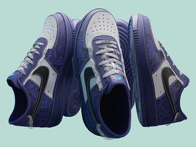 Nike Air Force 1 X Stromae shoes 3d air force air force 1 blender branding branding identity design graphic design identity illustration just do it nike nike air force 1 nike shoes nike x stromae render shoes stromae visual identity