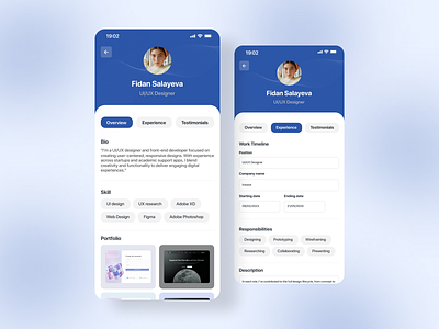 User Profile challange dailyui figma ui uidesign userprofile uxdesign