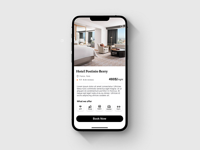 Hotel Booking - Mobile App booking design figma hotel resort room booking ui ux