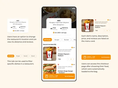 The Design Book #8 – Restaurant Menu UI appdesign behance casestudy design figma fooddelivery fooddeliveryapp mobileapp thedesignbook ui uidesign uiux ux visualdesign