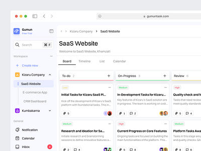 Gumun - Task Management Dashboard dashboard dashboard app management management app management dashboard task task app task dashboard task management task management dashboard ui ui design