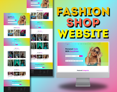 Fashion Shop Website UI Design | Modern & Trendy boutiquewebsitedesign designerportfolio ecommerceui fashionretailui fashionuiux fashionwebsiteui graphic design minimalistui modernui productdisplay responsivedesign shopwebsiteui ui uiuxdesign webdesign