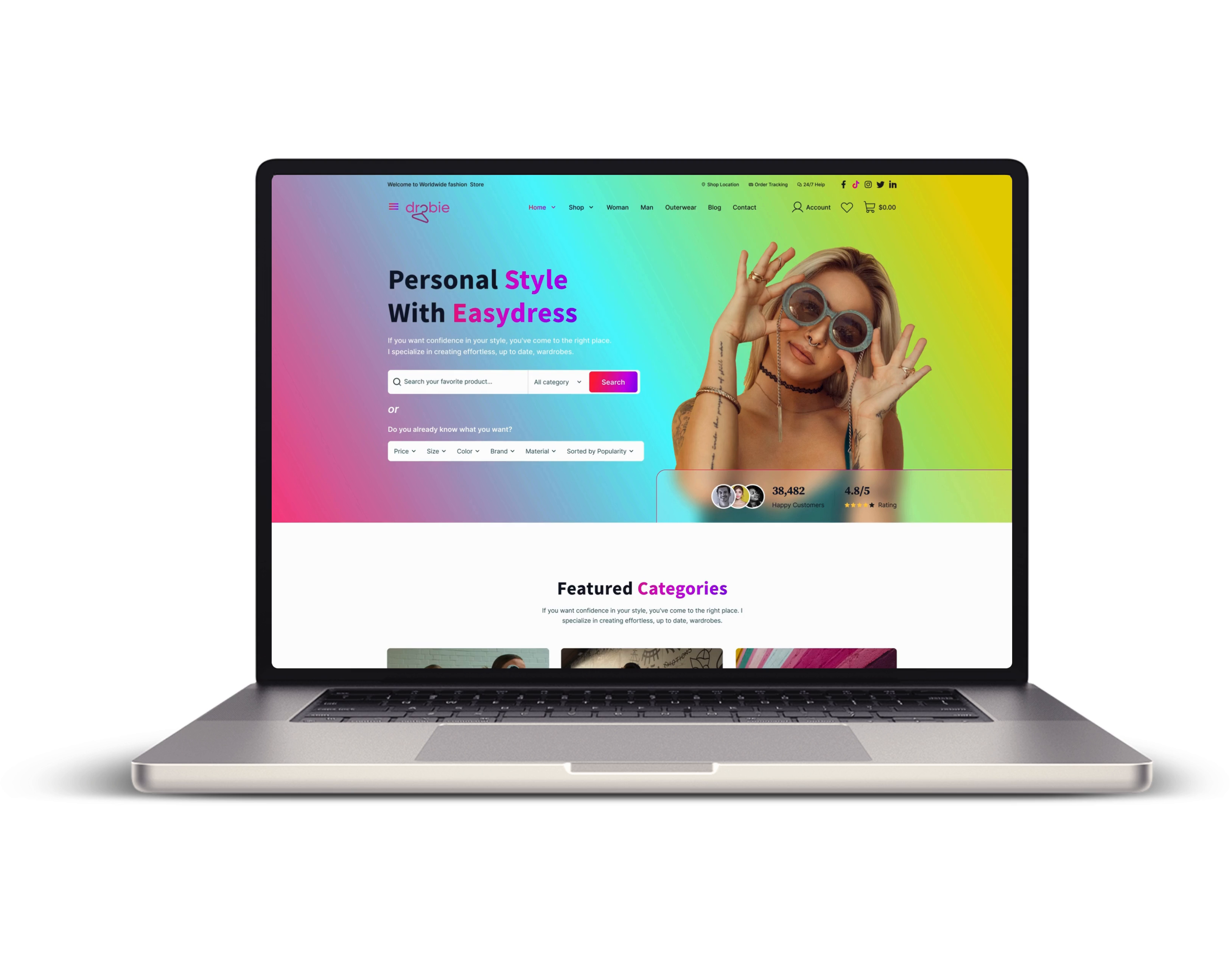 Example of Landing Page Design (Figma | UX Focused)