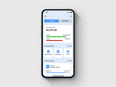 Expense tracker - Clean and minimal ui