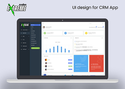 UI design for CRM App crm fundation ui design