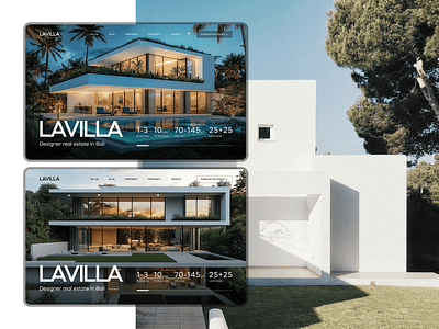 Lavilla - Real Estate UI Concept apartment block branding design hero hero section house lavilla logo ui ui design ux uxui design web