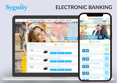 IntelliBanking - Sygnity Electronic Banking App electronic banking intellibanking material design sygnity ui design
