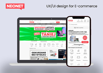 UX/UI design for E-commerce e commerce neonet ui design ux design