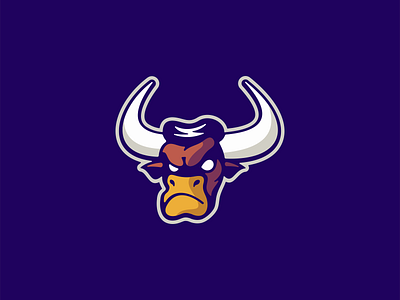 Angry Bull Logo angry angus animal beef branding bull cartoon cattle design emblem gaming icon illustration logo mark mascot sports vector