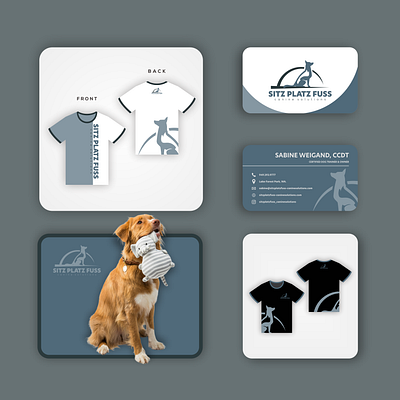 Sitz Platz Fuzz Branding (Logo, Business Card, Apparel) Designs 3d animation apparel design brand identity branding business card design dog logo graphic design illustration instagram post logo logoart minimalist minimalist logo motion graphics simple logo t shirt design ui