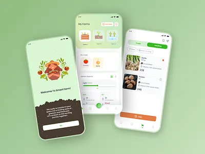 Smart Farm Simplifying Indoor Farming for All ai app design product smartfarm ui uiux ux