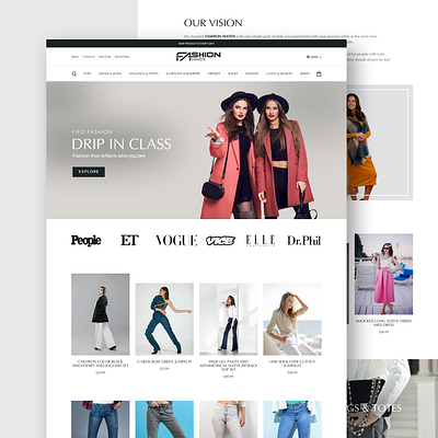 Clothing Brand Shopify Store apparel store clothing brand clothing shop custom shopify theme elegant layout fashion ecommerce fashion ui fashion website minimalist design mobile friendly modern web design online fashion product showcase responsive design retail design shopify expert shopify store design user experience uxui design web design inspiration