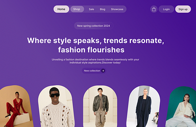 Fashion E-commerce UI Redesign ui uiux design