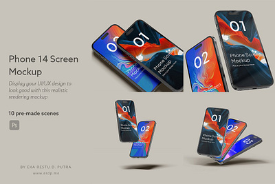 iPhone 14 Screen Mockup app mockup psd device device mockup iphone 14 mockup iphone 14 screen mockup mobile app mockup mobile phone mockup mock up mockups phone mockup photoshop photoshop template psd psd mockup smartphone smartphone mockup ui mockup