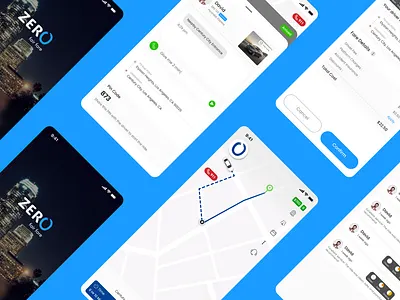 Case Study: Zero APP – Revolutionizing the Cab Booking cab cab app cab app design cab booking cab service los angeles app ola ola taxi ride hailing uber uber taxi us app zero cab