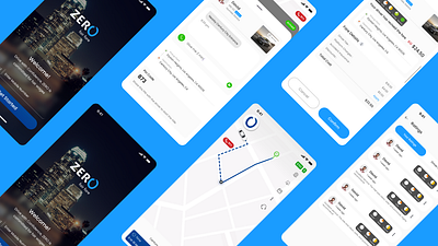 Case Study: Zero APP – Revolutionizing the Cab Booking cab cab app cab app design cab booking cab service los angeles app ola ola taxi ride hailing uber uber taxi us app zero cab