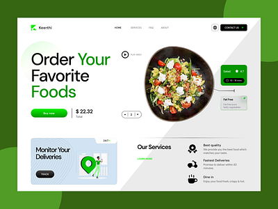 Food Order Web Page UI ui