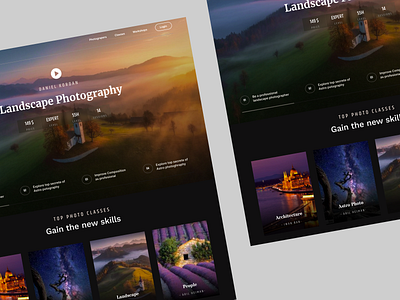 Capture the Moment: Introducing Photography Website! ui