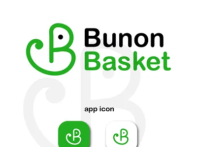 Bunon Basket bunon basket iconic logo letter logo logo minimal logo