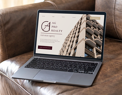 WEBSITE FOR REAL ESTATE AGENCY design site ui ux web design website