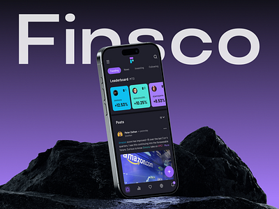 Finsco Stock Trading & Investing App app crypto crypto trading finance investing app logo trading ui ux