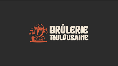 Brûlerie Toulousaine brand identity brûlerie café français café identité visuelle coffee coffee branding coffee french coffee logo design graphic design logo logo café toulouse typography visual identity