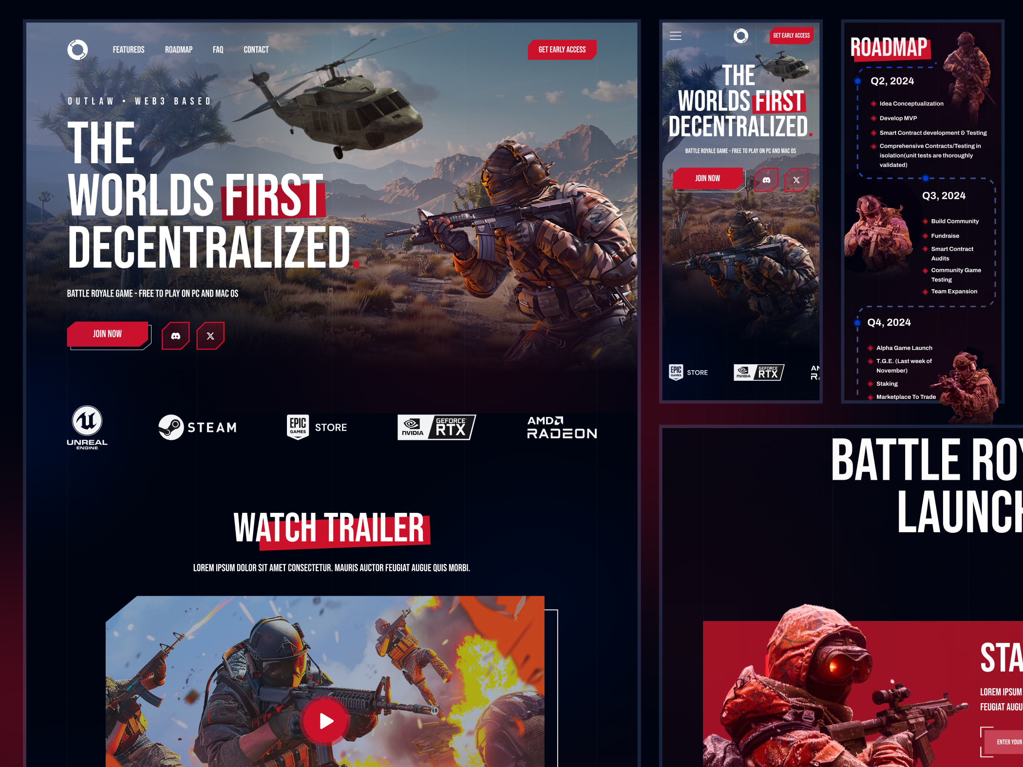 Example of Landing Page Design