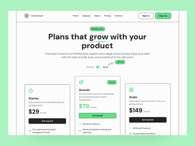 Pricing Page Design Concept clean management platform modern price pricing pricing page pricing plan pricing table saas software ui uiux ux web design