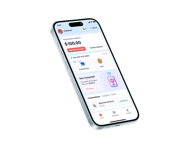 Buy Now, Pay Later App- homepage buy now design ecommerce mobile app pay later shopping ui ux design ycombinator