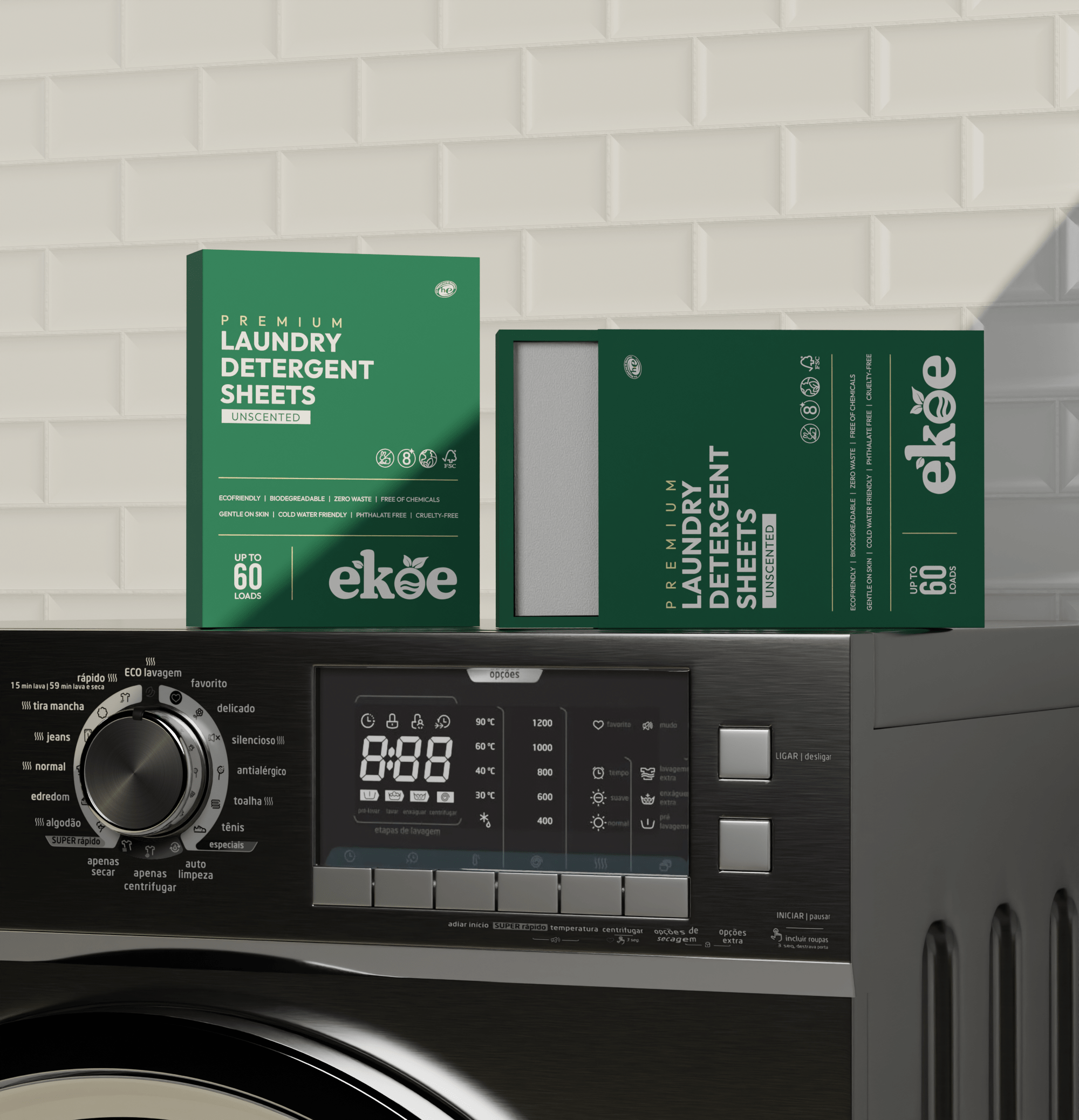 Example of Packaging Design With Premium 3D Mockup 