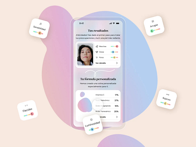 Ki Labs — Skincare Cosmetic Workflow ai app beauty cosmetic cosmetics cosmetology custom skincare digital products interactive onboarding interface ki labs skin skin scanner skincare skincare product ui ui design ux webapp z1