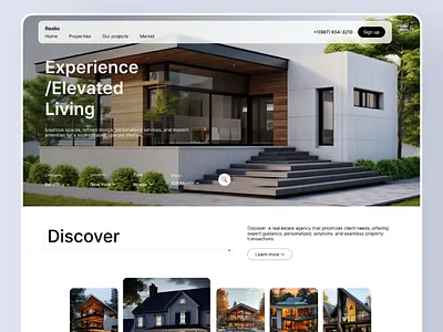 Realio- Real Estate Landing Page apartment corporate website home homepage house landing landing page landing page design modern web odama properti management property real estate real estate website real state rent rent website web design website deisgns website design