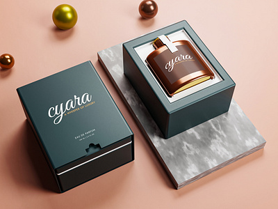 Cyara branding graphic design illustration illustrator logo logo design luxury luxury brand perfume photohsop