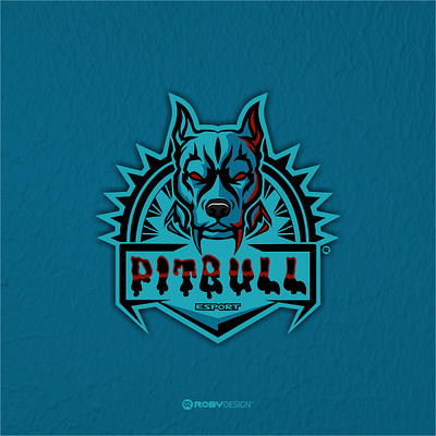 PITBULL ESPORT branding design graphic design illustration logo mascot vector