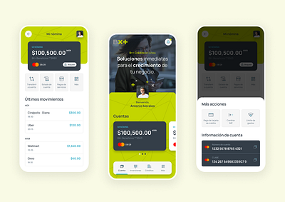 BX+ - App Concept app bank mobile ui