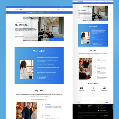 Employee Portal Website Design branding design figma illustration minimal modern trending ui uidesign uiux website websitedesign