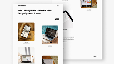 Web Developer Portfolio ui design visual design web design web development