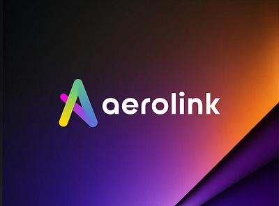 AeroLink logo design, logos, logo design, trendy logo design