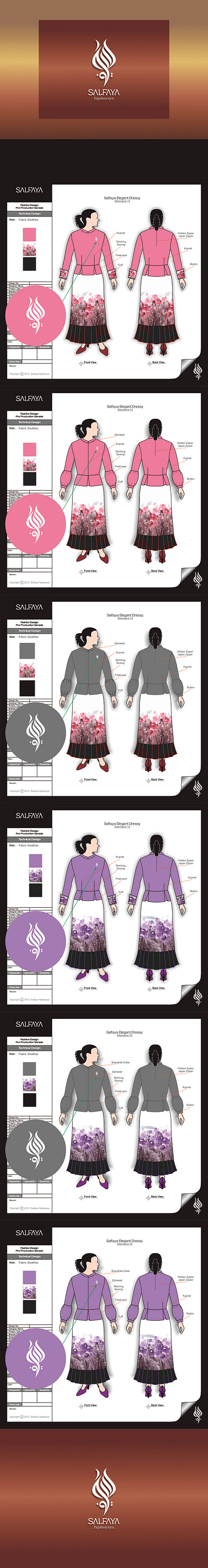 Developing Valuable Apparel Design of SALFAYA HIJABARSYA 2012 brand design brand feasibility brand identity design branding color architecture corporate wear design design feasibility study graphic design illustration logo personal branding typography valuable brand