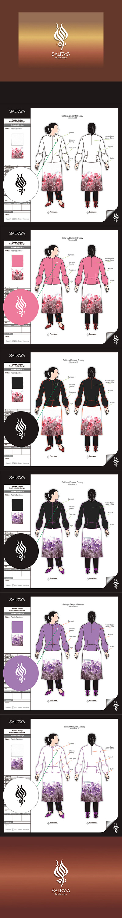 Developing Valuable Apparel Design of SALFAYA HIJABARSYA 2012 brand design brand feasibility brand identity design branding color architecture corporate wear design design feasibility study graphic design illustration logo personal branding typography valuable brand