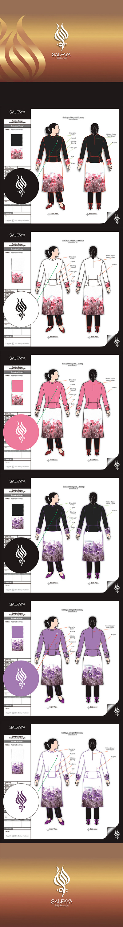 Developing Valuable Apparel Design of SALFAYA HIJABARSYA 2012 brand design brand feasibility brand identity design branding color architecture corporate wear design design feasibility study graphic design illustration logo personal branding typography valuable brand