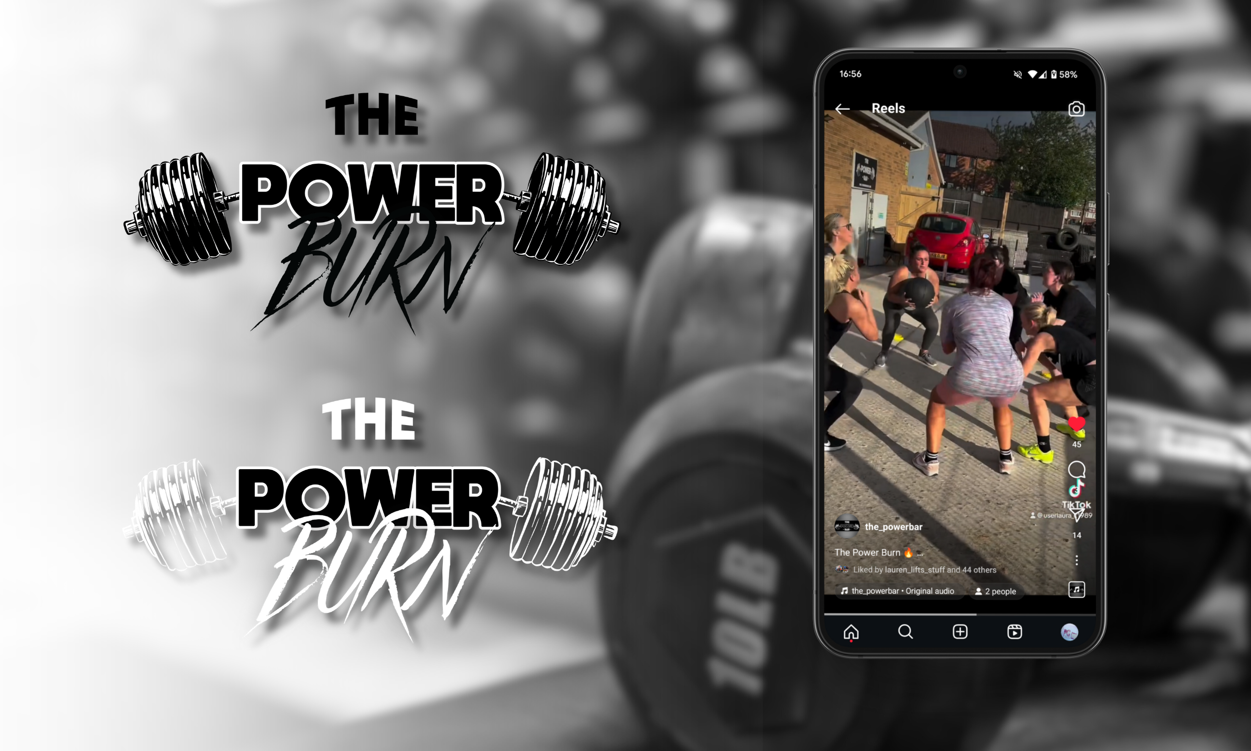 GYM BRANDING branding design graphic design illustration layout logo minimal social media typography vector