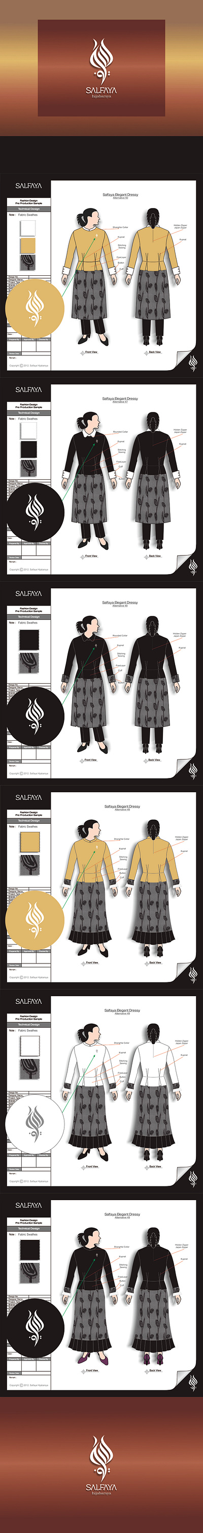 Developing Valuable Apparel Design of SALFAYA HIJABARSYA 2012 brand design brand feasibility brand identity design branding color architecture corporate wear design design feasibility study graphic design illustration logo personal branding typography valuable brand